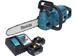 Makita Duc 357 RT2X3 Motosega A Batteria 18 V 35 Cm Senza Spazzole + 2X Batteria 5,0 Ah + Caricabatterie