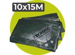 Xstrong Allround 120 - Telone - 10 X 15 - Verde - Telone A 3 Strati Incrociati - Occhielli Robusti