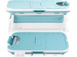 Jopassy Vasca Da Bagno Per Adulti-Vasca Da Bagno Pieghevole Salvaspazio-Vasca Da Bagno Mobile-Con Cesto Per Il Sapone-Per Il Bagno Spa 149X60X50Cm