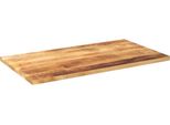 Vidaxl Piano Da Tavolo 100X60X2,5 Cm Rettangolare Legno Massiccio Grezzo Mango