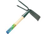 Rastrello Da Giardino Papillon Con Manico In Legno 130 Cm.