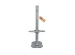 Gezu Impex Base Jack Per Ponteggi 500 X 38 Mm Zincato A Caldo Vite Di Livellamento Regolabile In Altezza
