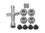 Adattatore Rc 12 Mm 7 Mm Di Spessore, Adattatore Mozzo Esagonale Ruota 12 Mm, Adattatore Mozzo Ruota 12 Mm Alluminio, Set Adattatore Mozzo Esagonale Ruota 12 Mm, Adattatore Mozzo Ruota 12 Mm 1/10 Rc, Parti Di Aggiornamento Auto 1/10 Rc