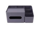 Organizzatore Per Fazzoletti Con Coperchio, In Plastica, Elegante, Superficie Liscia, Viola