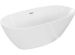 Mexen Eris Vasca Da Bagno Indipendente 170 X 80 Cm, Bianca, Troppo Pieno Cromato - 53441708000-01