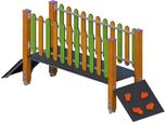 Parco Giochi Ponte D'equilibrio Ponte Sospeso Ponte D'arrampicata Trave Oscillante Trave D'equilibrio