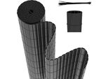 Aopunly Pvc Privacy Schermo Stuoia Privacy Recinzione Balcone Frangivento Schermo Privacy Per Recinzione Grigio 90X900Cm