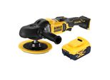 Dewalt Dcm 849 N Levigatrice Eccentrica A Batteria 18 V 180 Mm Brushless + 1 Batteria 5,0 Ah - Senza Caricabatterie