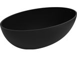 Mexen Prato Vasca Da Bagno Freestanding In Conglomerato 170 X 100 Cm, Nero Opaco - 57251701070
