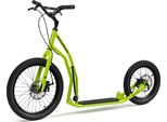 Monopattino Yedoo Mezeq Monopattino A Pedali / Monopattino Per Cani - Per Adulti E Ragazzi, Fino A 150 Kg, Con Pneumatici 20/16, Freni A Disco E Manubrio Regolabile Verde