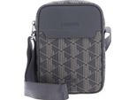 Lacoste Borsa A Tracolla The Blend Vertical Camera Bag Mono Castlerock String Grigio