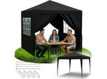 Padiglione Da Giardino, Tenda Commerciale, Padiglione Per Feste, 4 Pareti Laterali, Finestra, Xxl