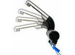 Rubinetto Automatico Da Campeggio Rubinetto Da Campeggio 12V Barwig Cromo-Nero Rotante