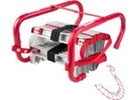 Scala Antincendio Vevor, 4 M, Scala Di Soccorso Retrattile Max. 453,6 Kg, Scala Di Emergenza In Lega Leggera Di Alluminio Con Cinghia In Poliestere Ad Alta Resistenza, Pioli Antiscivolo E Ampi Gradini, A 2 Piani