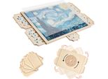 Vevor Tavola Rotante Per Puzzle Da 1500 Pezzi Con 5 Cassetti E Coperchio, Tavolo Da Puzzle Portatile (890 X 660 X 30 Mm), Accessorio Per Puzzle Per Adulti, Sistema Di Archiviazione Per Tavole Da Puzzle