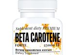25000 Ui Beta-Carotene Forte Abbronzatura Rapida Intensiva Protezione Uv Incarnato Sano Pelle Bella Provitamina A+E+C 60 Capsule