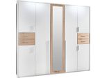 Armadio Vegas Armadio Per La Camera Da Letto Design Selezionabilebianco / Rovere Artigianale