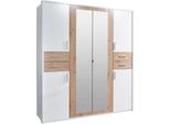 Armadio Vegas Armadio Da Camera Design Selezionabile Bianco/Rovere Artisan