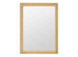 Mo.Wa Specchio Da Parete Rettangolare Con Cornice In Legno Decorata Cm. 58X78 Oro - Italy Soggiorno Bagno Specchio Per Corridoio Specchio Per Armadio Decorazione Da Parete