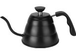 Caffettiera Da 1 Litro In Acciaio Inox 304 Per Uso Domestico, Nera