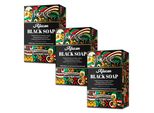 Sapone Per Il Viso Sapone Per Il Corpo Sapone Per Capelli Sapone Naturale Sapone Nero Africano Vegan, 3X 100G