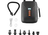 Pompa Per Sup Paddleboard Ricaricabile 20PSI - Pompa Ad Aria Nera 12V Dc - Pompa Per Stand Up Paddleboard