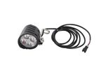 Faro Per Bicicletta Elettrica, Luce Anteriore A Led Da 12 W Ad Alta Luminosità E Avvisatore Acustico Per 36 V, 48 V, 52 V E 60 V