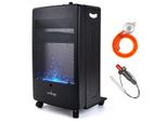 Lehmann Stufa A Gas 3,8Kw Per Ambienti Fino A 80 M², 2 Livelli Di Riscaldamento, Fiamma Blu, Gpl/Propano/Butano
