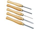 Set Di Utensili Per Tornio Proxxon In Hss Da 5 Pezzi In Scatola Di Legno