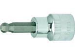 Ks Tools 3/8" Chromeplus Bit Esagono Incassato Testa Sferica, 10 Mm - 918.3876"