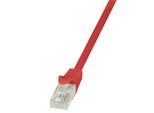Logilink Professional CP1054U Cavo Patch Logilink, Cat. 5E, U/Utp, 2,0 M, Rosso