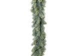 Ghirlanda Artificiale Di Abete Blu Ghiacciato 176 Cm - Decorazione Ideale Per Ogni Occasione