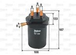 Valeo 587559 - Filtro Carburante Oe 8200458420 Per Grand Scenic Ii (Jm), Megane Ii, Scenic Ii
