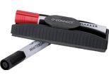 Q-Connect® KF18633 Tergilavagna Con Portapenne - Incl. 2 Penne, Magnetico, Nero