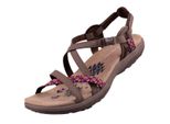 Skechers Reggae Slim Vacay Sandali Donna Marrone
