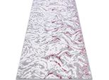 Tappeto Acrilico Dizayn 123 Grigio Chiaro / Rosa Chiaro Grigio 160X230 Cm