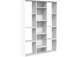 Divisorio/Libreria Bianco 100X24X140 Cm Materiale A Base Di Legno