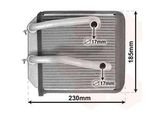 Van Wezel 32006260 Scambiatore Di Calore Radiatore Per Riscaldamento Interno