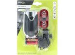 Set Di Illuminazione Moderne Batterie Led Rosso/Bianco/Nero