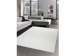 Tappeto Moderno Da Salotto Unicolore Crema Dimensioni - 160X230 Cm