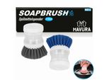 Mavura Soapbrush Spazzola Per Lavastoviglie Con Dosatore Di Detersivo Spazzola Per Lavastoviglie Pentola Per Lavastoviglie [2 Pz]