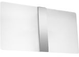 Lampada Da Parete Azalia 2Xg9 8W Vetro/Acciaio 18X5X35Cm Sollux Lighting