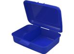 Scatola Per Il Pranzo Per Bambini Con Divisorio - "School-Box"" Medium Germany E Senza Bpa, Robusta Scatola Per Il Pranzo Con Chiusura A Scatto Per La Scuola E Il Tempo Libero - Trendy Pp Blu"