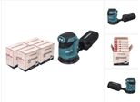 Makita Dbo 180 Z Levigatrice Eccentrica A Batteria 18 V - 125 Mm + 4X Set Di Levigatura Toolbrothers Turtle - Senza Batteria, Senza Caricabatterie