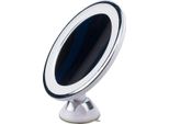 Uniq Specchio Rotondo Con Luce Led E Ventosa X10 Specchio D'ingrandimento - Bianco