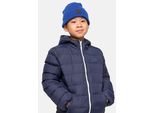 Urban Classics Boys Basic Bubble Jacket Navy/Bianco/Navy - 146/152