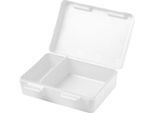 Scatola Per Il Pranzo Per Bambini "Dinnerbox Plus"" - Senza Bpa & Germany - Scatola Per Il Pranzo Con Divisorio E Chiusura A Scatto, Robusta Scatola Per Il Pranzo Dei Bambini - Bianco"