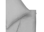 SchöNer Wohnen Set Di Biancheria Da Letto In Raso Colore Puro Grigio Dimensioni 155X220Cm