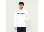 Champion Felpe Reverse Weave Script Logo Hooded Sweatshirt, 216499WW001WHT, Taglia: 173