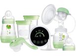 Mam Tiralatte Elettrico E Manuale 2 In 1, Con 9 Livelli Di Stimolazione, Contiene 2 Biberon, Easy Start, Verde